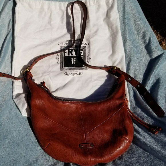 Frye Belle Bohemian Crossbody Bag Whiskey - Picture 2 of 9